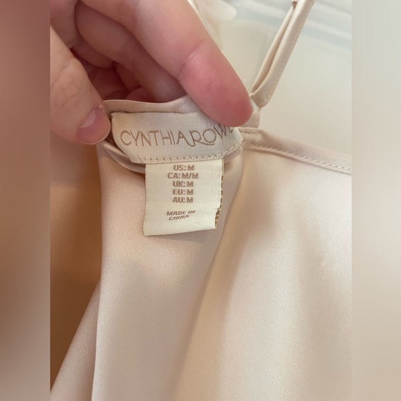 Cynthia Rowley Satin Flower Halter Top - Picture 5 of 5